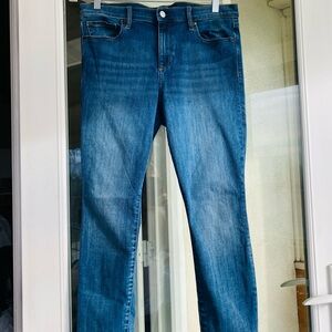 GAP 1969 True Skinny Jeans Womens 32R Medium Wash Stretch Denim